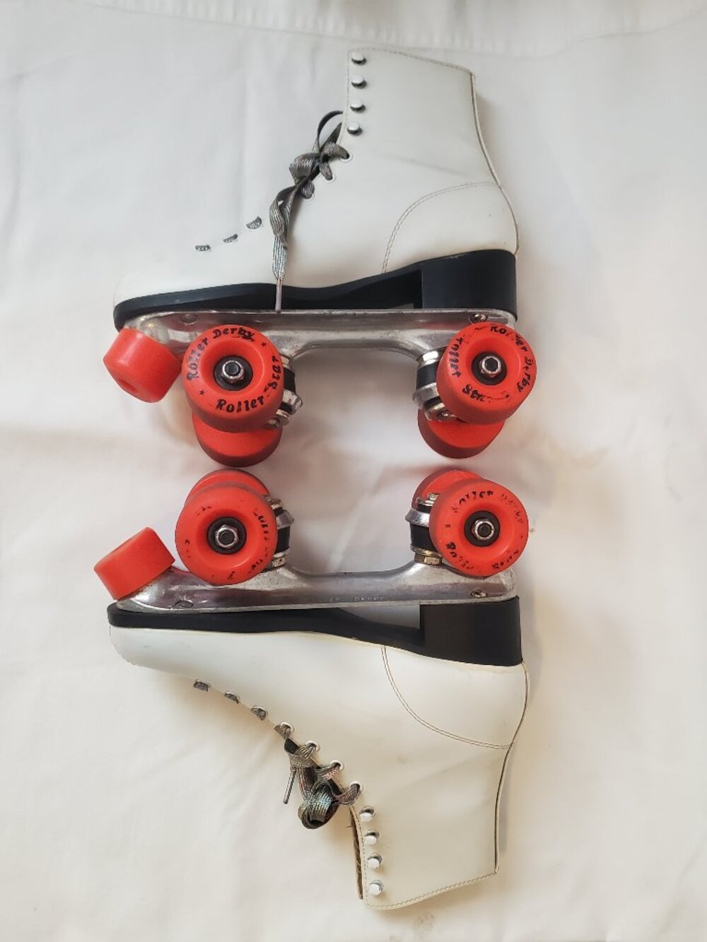 VINTAGE ROLLER STAR ROLLER DERBY WOMENS SIZE 7 ROLLER SKATES - Picture 4 of 6